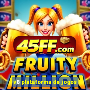 v8 plataforma de jogos